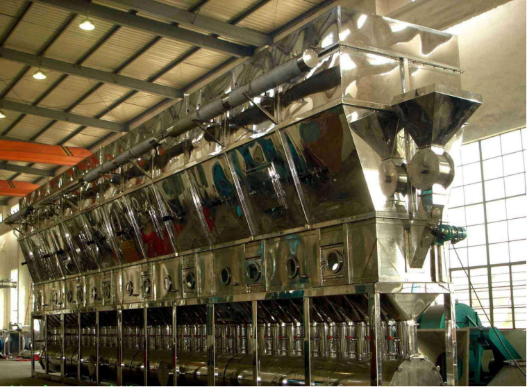 一等品無水硫酸鈉（元明粉）烘干設備-------臥式沸騰流化床干燥機